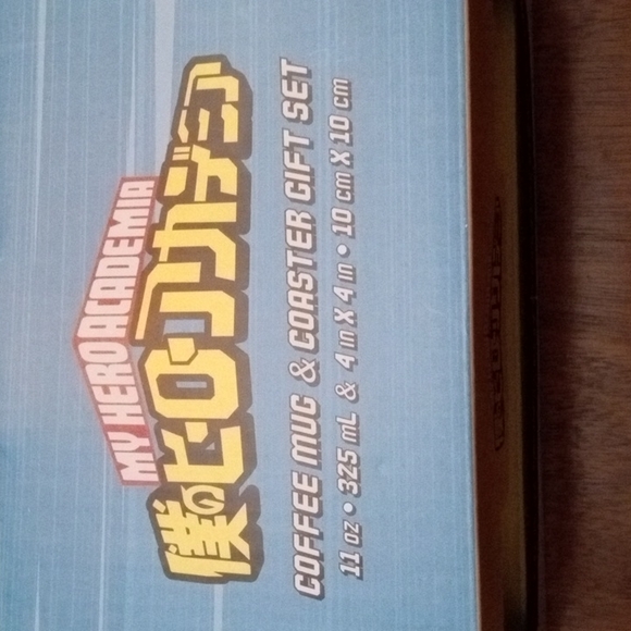 My Hero Academia Mug 4 PC Coaster set nib - Picture 2 of 5